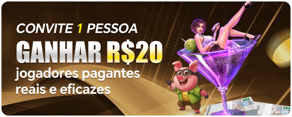 Imagem promocional da 3kcasino mostrando a plataforma e suas vantagens