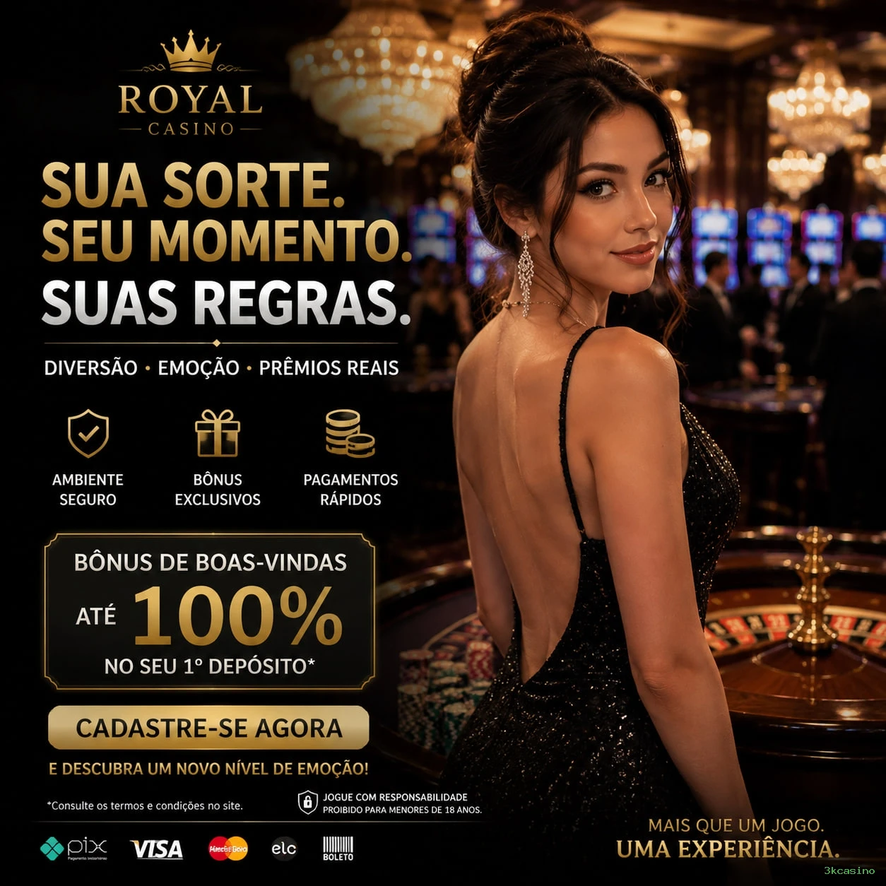 Ganhe prêmios incríveis na 3kcasino